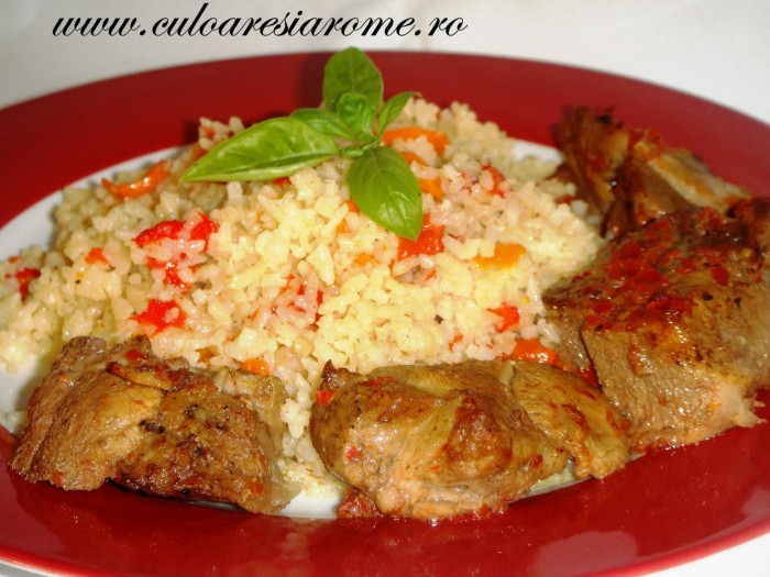 Pilaf de orez cu legume la cuptor Culoare si Arome