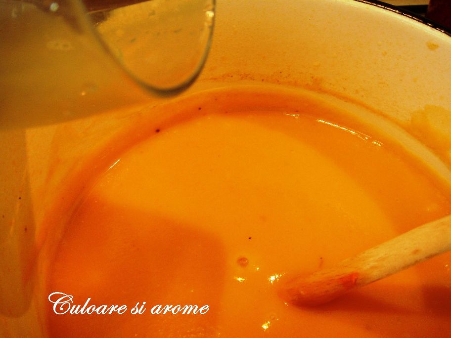 Supa crema de legume cu leurda